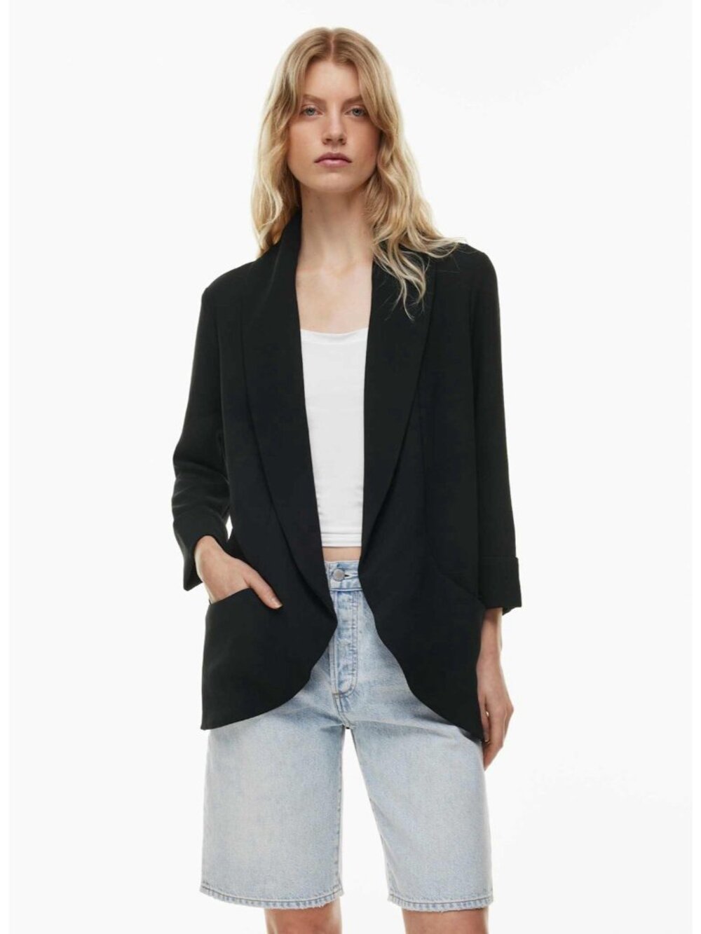 ARITZIA WILFRED Women’s Size 0 Chevalier Black Blazer Jacket